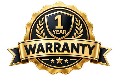 1 Year Warranty